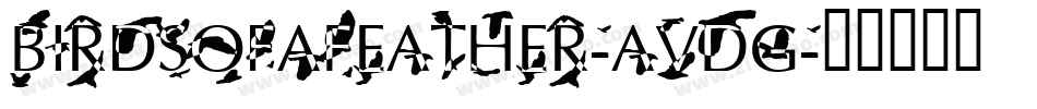 BirdsOfAFeather-avDg字体转换