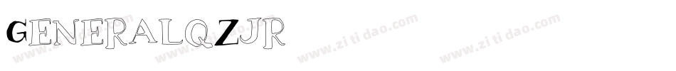 General-qZjr字体转换