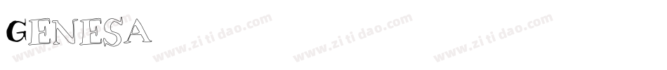Genesa字体转换