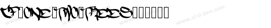 CF-One-Two-Trees字体转换