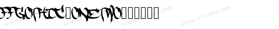 FFGothic-OneTwo字体转换