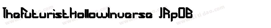 TheFuturistHollowInverse-JRpOB字体转换