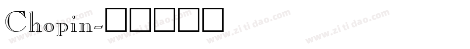 Chopin字体转换