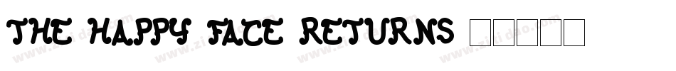 The-Happy-Face-Returns字体转换