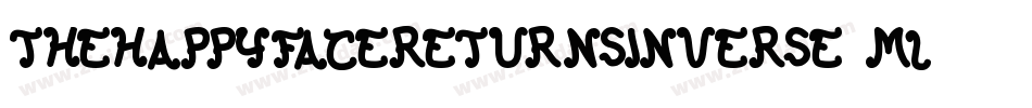 TheHappyFaceReturnsInverse-mL2Vm字体转换