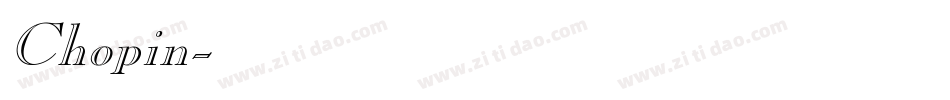 Chopin字体转换