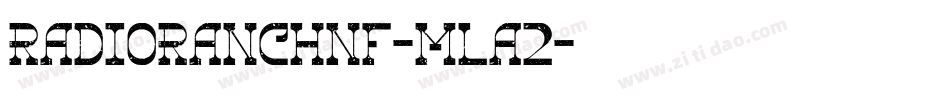 RadioRanchNf-mlA2字体转换