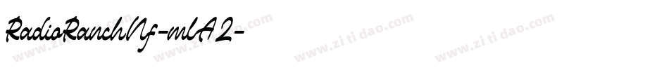 RadioRanchNf-mlA2字体转换