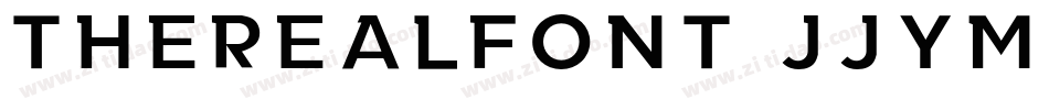 TheRealFont-JJym字体转换