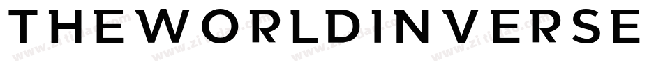 TheWorldInverse-4B7Gl字体转换