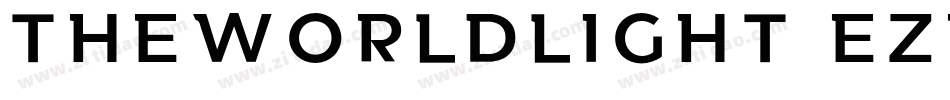TheWorldLight-eZeyl字体转换