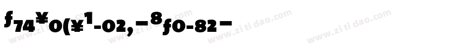 TheSansBlack-Italic字体转换