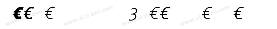 TheSansMono-BlackItalic字体转换