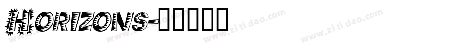 Horizons字体转换