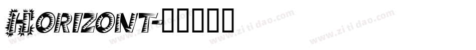 Horizont字体转换