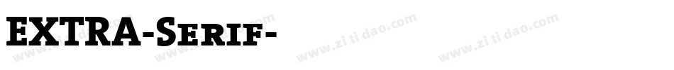 EXTRA-Serif字体转换