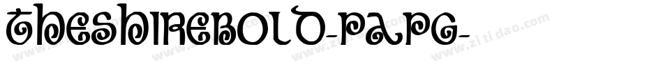 TheShireBold-Papg字体转换