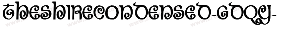 TheShireCondensed-gdqY字体转换 TheShireCondensed-gdqY字体转换