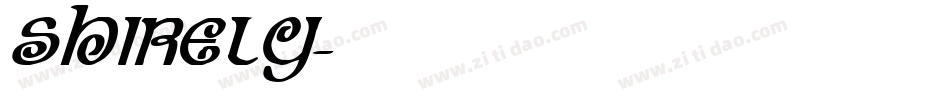 Shirely字体转换