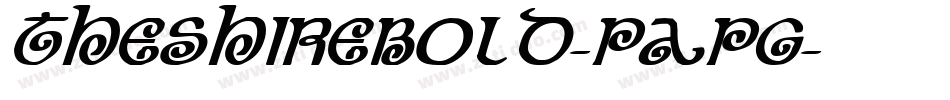 TheShireBold-Papg字体转换