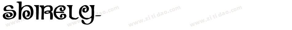 Shirely字体转换