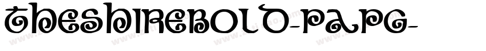 TheShireBold-Papg字体转换
