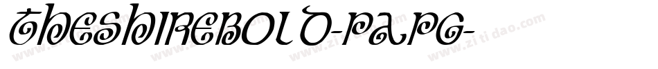 TheShireBold-Papg字体转换