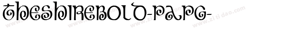 TheShireBold-Papg字体转换