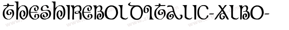 TheShireBoldItalic-XlBo字体转换 TheShireBoldItalic-XlBo字体转换