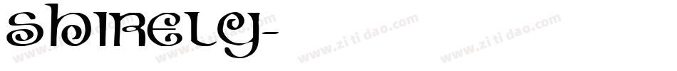 Shirely字体转换