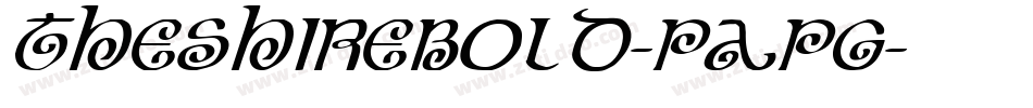 TheShireBold-Papg字体转换