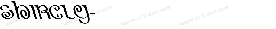 Shirely字体转换