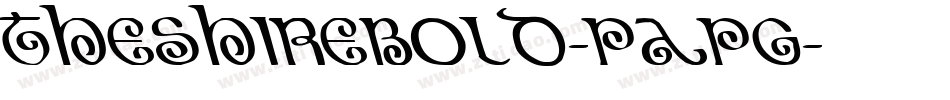 TheShireBold-Papg字体转换