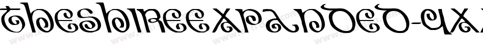 TheShireExpanded-4xX9字体转换 TheShireExpanded-4xX9字体转换