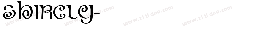 Shirely字体转换