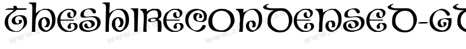 TheShireCondensed-gdqY字体转换 TheShireCondensed-gdqY字体转换