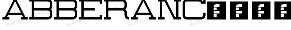 ABBERANC字体转换