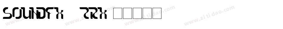 SoundFx-0ZRX字体转换