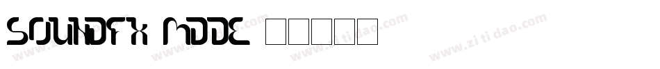 SoundFx-MDde字体转换