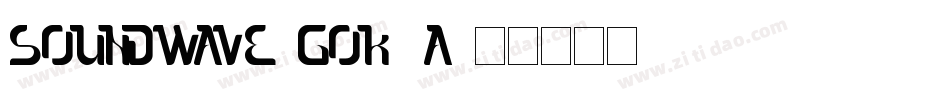 SoundWave-GOK7a字体转换