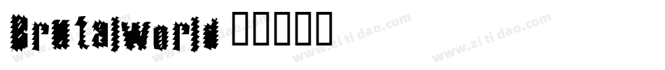 Brutalworld字体转换 Brutalworld字体转换