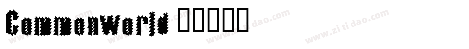 Commonworld字体转换