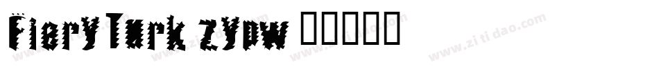 FieryTurk-zypw字体转换