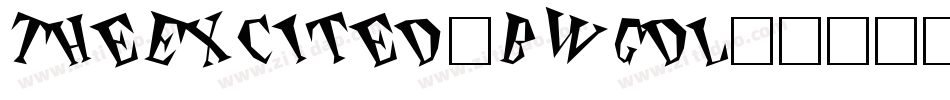 TheExcited-BWGdl字体转换 TheExcited-BWGdl字体转换
