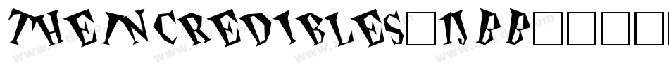 TheIncredibles-1jBB字体转换 TheIncredibles-1jBB字体转换