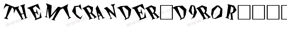 TheMicrander-d9rOR字体转换 TheMicrander-d9rOR字体转换