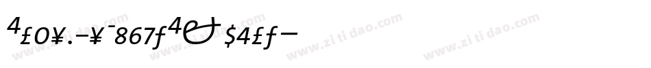 ErasmusLightExpert字体转换