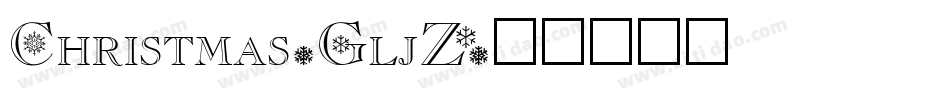 Christmas-GljZ字体转换