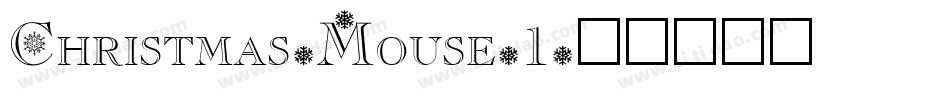 Christmas-Mouse-1字体转换