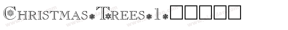 Christmas-Trees-1字体转换
